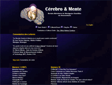 Tablet Screenshot of cerebromente.org.br